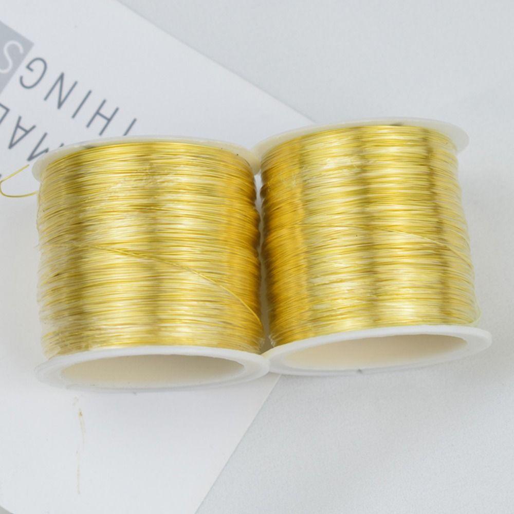 0.3mm 0.4mm Brass Copper Wire DIY Handmade Brass Wire Durable Jewelry Making Wire Jewelry Making