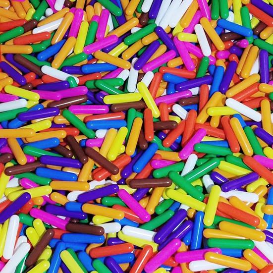 100 упаковок шариков с шариками для малышей, не содержащих фталатов, не содержащих BPA, устойчивых к раздавливанию пластиковых разноцветных игровых игрушек, многоразовые игровые мячи в форме конфет