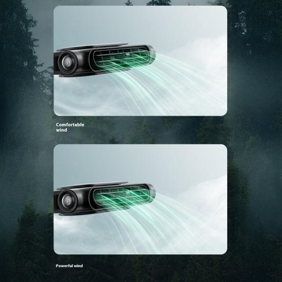 Вентилятор для автокресла для заднего пассажира Мини Портативный USB Вентилятор для охлаждения заднего сиденья Детский Детский Тихий Вентилятор на шею для Автомобиля Фургона Автодома Грузовика