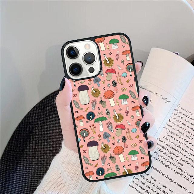 Чехол-ракушка "Грибной Лес" для iPhone 17 Air 15 16e 14 13 12 Pro Max 11 Pro Max Plus