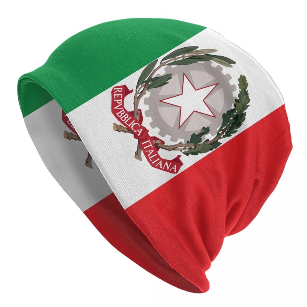Шапка-бини с итальянским флагом, унисекс, зимняя теплая шапка, женская вязаная шапка, уличная шапка Italia Proud Skullies, шапки