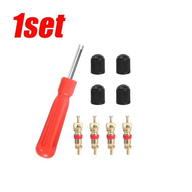 Инструмент для снятия вентиля автомобильной шины, пластиковая ручка отвертки для мотоцикла, велосипеда, ручной инструмент для ремонта шин, набор инструментов для установки вентиля