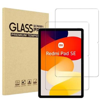 Защитная пленка для сенсорного экрана планшета, совместимого с Xiaomi Redmi Pad SE [Упаковка 2] Закаленная стеклянная пленка