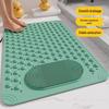 Extra Thick Non-Slip Bathroom Mat with Massage Foot Pad and Suction Cups