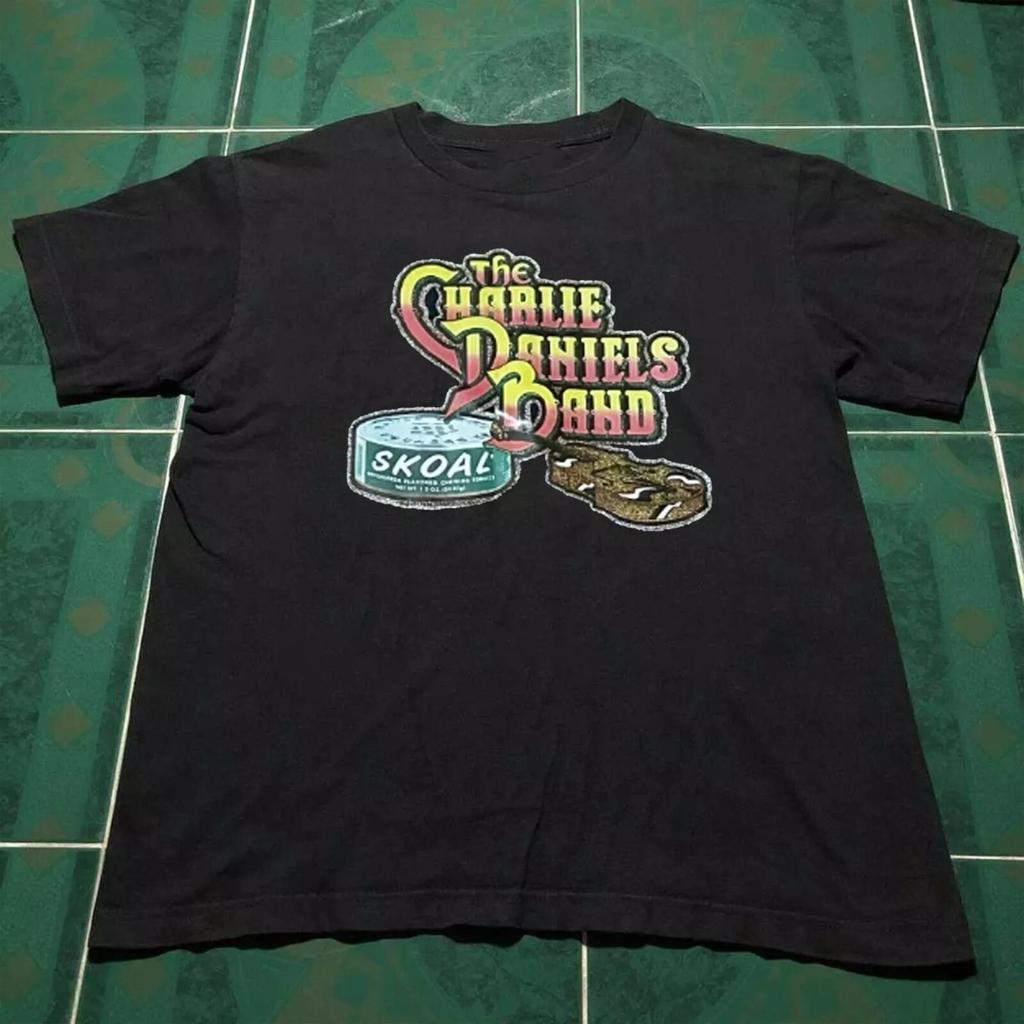 Rare The Charlie Daniels Band Guitar Shirt Cotton Shirt