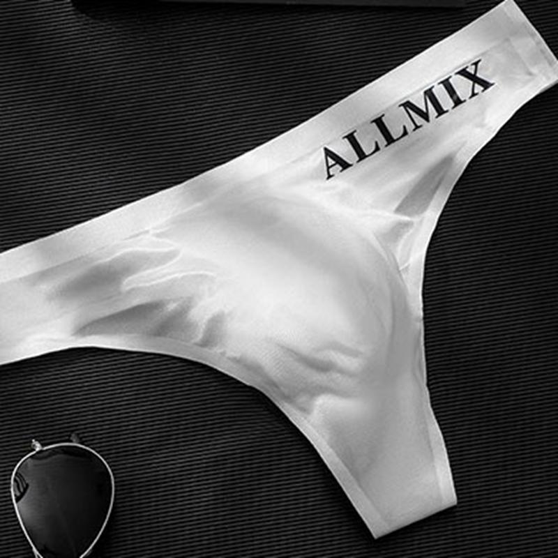 Мужское хлопковое нижнее белье Ice Silk Briefs с закрытым поясом без ширинки Silky Touch Underwears