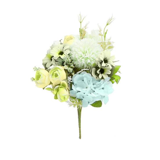 1 букет искусственных цветов для дома, гостиной, свадьбы, рабочего стола, реквизит для фотографии