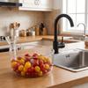 Transparent Automatic Washer Bowl Fast Draining Fruit Wash Basket Berries Washer  Picnics
