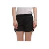 Climachill Simple Solid Color Comfortable Breathable Knitted Running Fitness Casual Shorts Women Shorts Black BQ0411