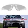 Для Benz W204 C180 C200 2008-2010 Левая фара Корпус Абажур Прозрачная крышка линзы Крышка фары