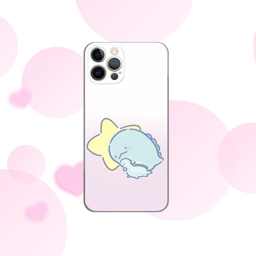S-Sumikko Gurashis Kawaii Phone Case For iPhone 16e,16,15,14,13,12,11 Plus,Pro,Max,XR,XS,X,Plus,SE,Mini Transparent Soft Cover