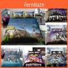 Комплект постельного белья Fortnite с 3D-печатью, ультрамягкий полиэстер, для кровати 2 м, декор