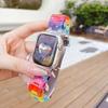Cute Candy Rainbow Candy Strap for Apple Watch Band 49mm 45mm 41 44mm 40 Correa Band for IWatch Series 10 42mm 46mm 9 8 7 SE 6 4 3