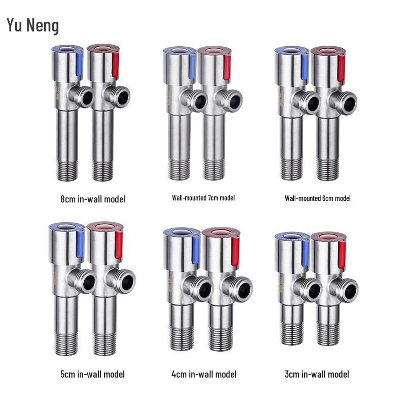 Single Handle 304 Stainless Steel Angle Stop Valve