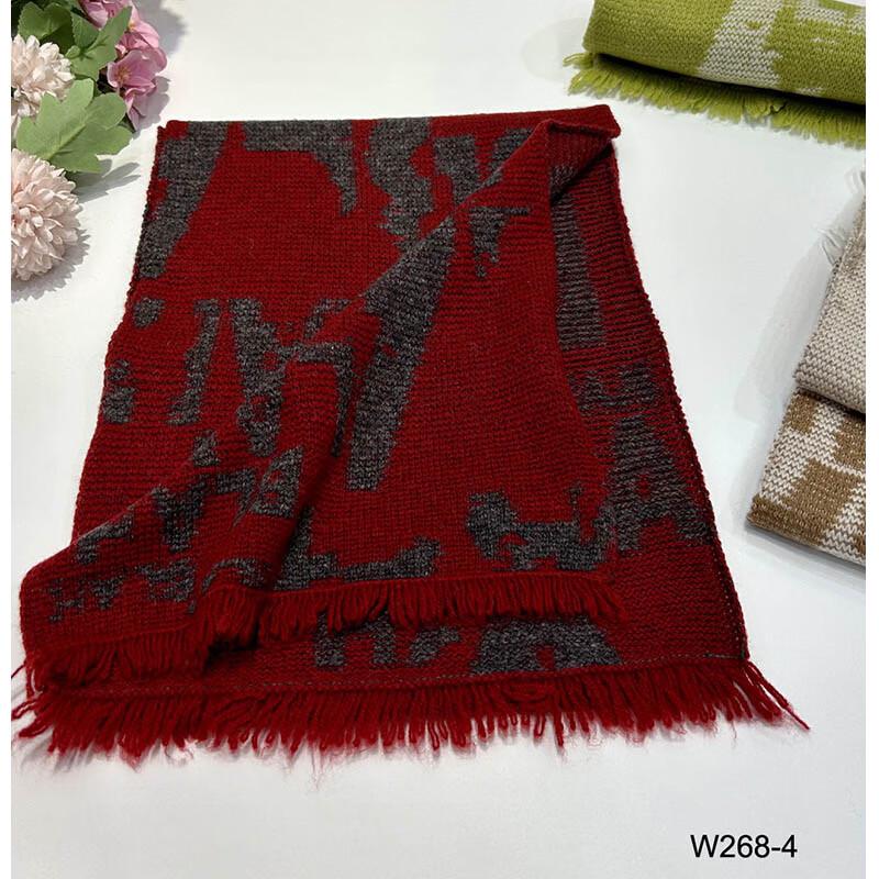 G·TENNA NX-W268 Women's Letter Wool Scarf