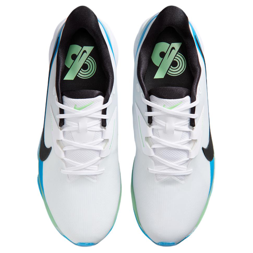 Nike Next% Tour 3 Удобные Прочные Нескользящие Водонепроницаемые Гольф-Ботинки Унисекс Кроссовки Белый Синий Черный IO3696-104