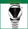 Elegant Triangle Dial Watch Hollow Design Fashionable Steel Band And Glass Surface