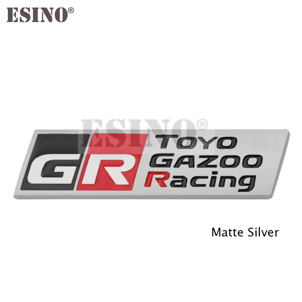 Авто Стайлинг Значок Металлический 3D Значок Gazoo Racing GR на Переднюю Решетку Автомобиля из Цинкового Сплава Наклейка для Toyota Supra AE86 GT86 Corolla