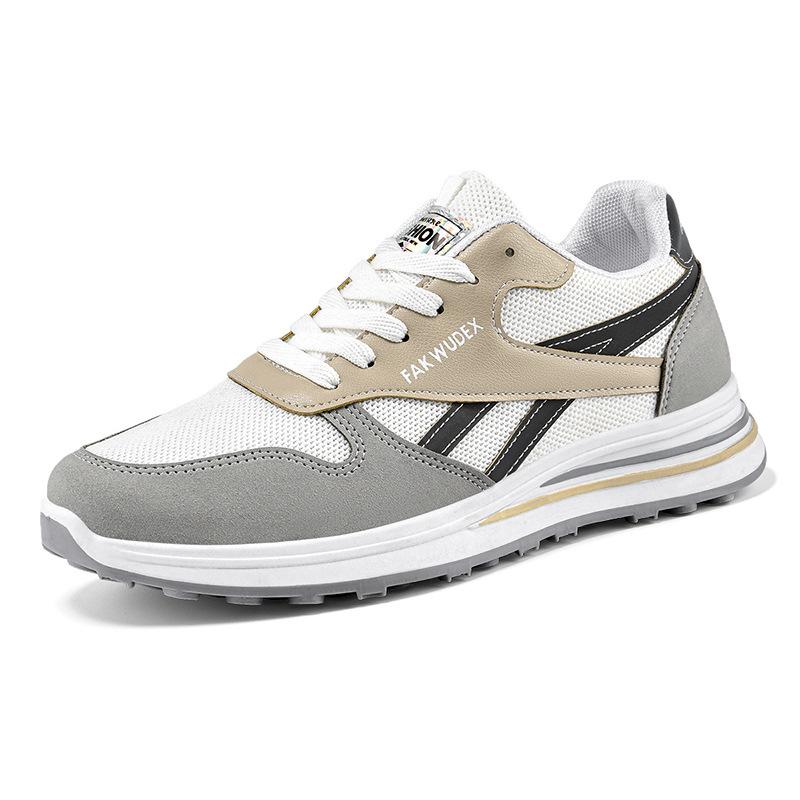 Мужская повседневная обувь, легкие сетчатые замшевые кроссовки, мужские классические кроссовки унисекс, удобные дышащие спортивные кроссовки для бега на открытом воздухе