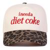 Baseball Stitching Stitched Embroidered Alphabet Coke Diet A Ineed Neutral Gender Women  Men For Caps Spring Autumn Outdoor Adjustable Casual Hats