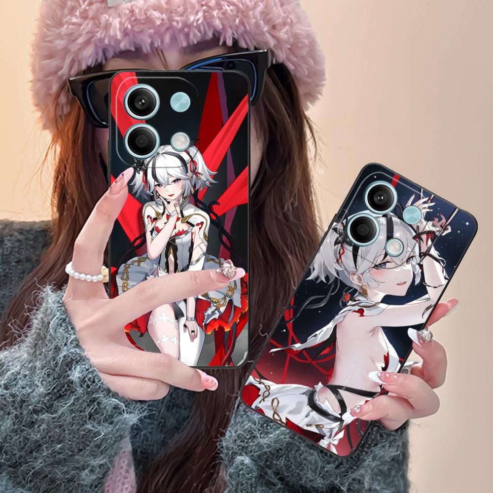 Чехол для телефона Wuthering Waves Camellya для Xiaomi Redmi Note 14 13 12 11 S Pro Plus 4G 5G Цветной печатный чехол Красивые мобильные телефоны