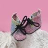 1 Pair Decorative Colorful Fashionable Trendy Fashion Girl Doll Shoes Boot Cute Doll Shoes