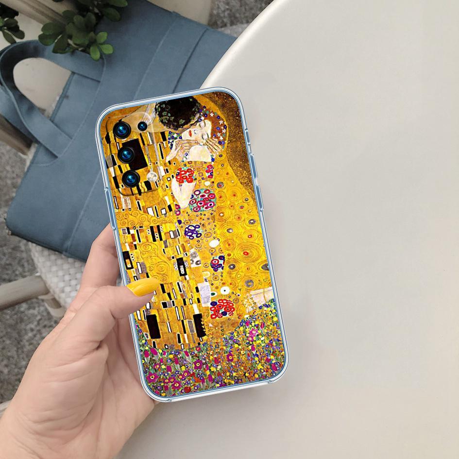 MY14 Чехол для телефона Густав Климт Прозрачный для Motorola Moto G40 G04 G05 One Ace Action Fusion + Plus Hyper Macro Vision Zoom
