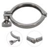 Гигиенический зажим Tri Clamp, опциональный, дюймовый, полированный, нержавеющая сталь SS304