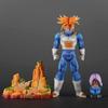 Большая фигурка Транкса из Dragon Ball с альтернативными головами - Премиум-статуэтка воина будущего, Орнамент