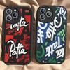 Модный Чехол для Телефона P-patta Для iPhone 16 15 14 13 12 11 Pro Max Plus Кожаный Мягкий Чехол