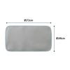 Yamazaki Ironing Mat, Aluminum, Approx. W72 x D48 x H0cm, Aluminum Coated, Compact Storage, Ironing Mat, 1649