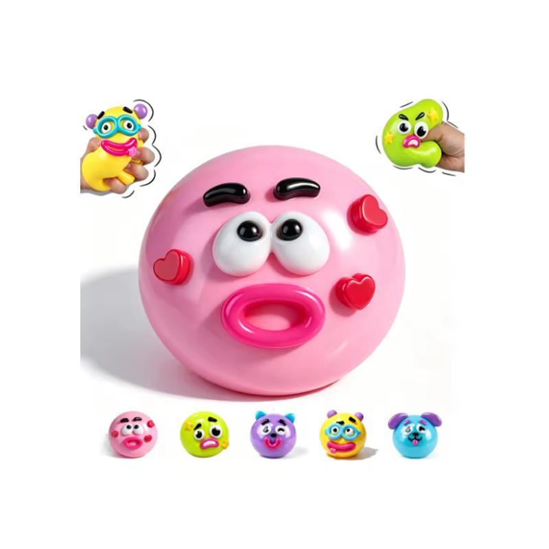Новые Smushers Squishy Curiosities Смена Лица Собаки Игрушка Сквиши Мягкая Лепится Милый Медленно Поднимающийся Сжимаемая Игрушка Расслабляющая Сенсорная