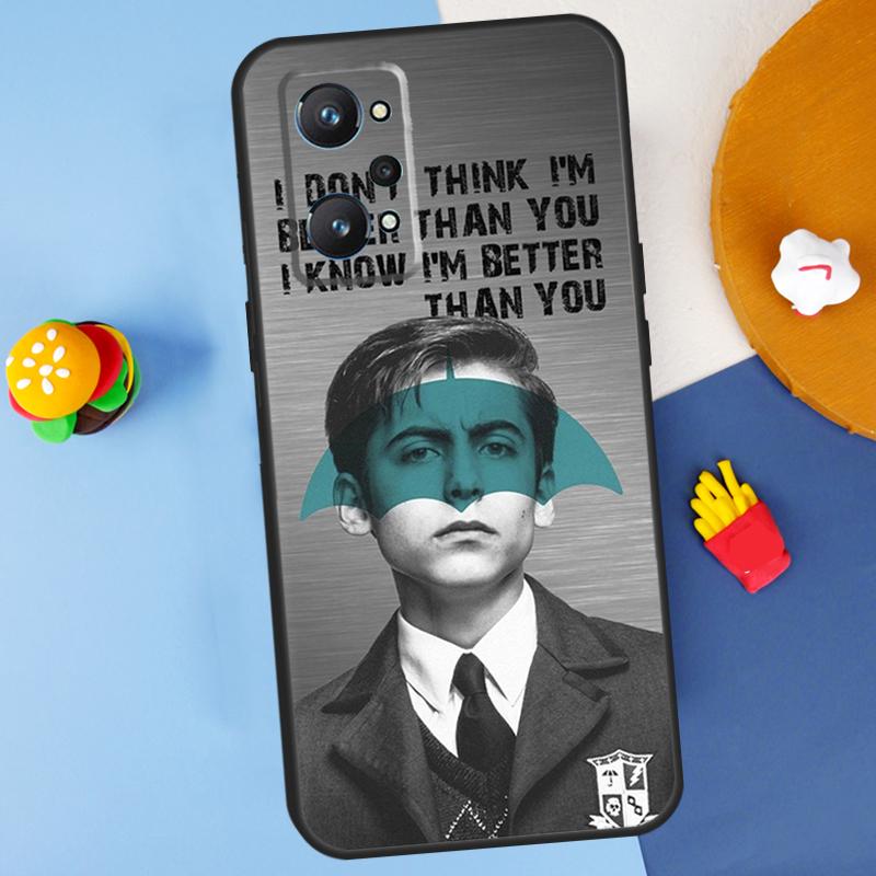 Чехол The Umbrella Academy Номер Пять для Realme 14 13 12 10 11 Pro Plus GT 6 6T 5 GT7 Pro C55 C51 C21Y C25S C67 C75 C53 C61