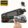 10 Inch IPS Touch Screen Dash Cam 1080P Wide Angle Lens Loop Recording Gravity Sensor Parking Monitoring