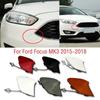 For Ford Focus 3 MK3 2015 2016 2017 2018 Car Front Bumper Tow Hook Cover Cap Trailer Hauling Eye Cover Lid