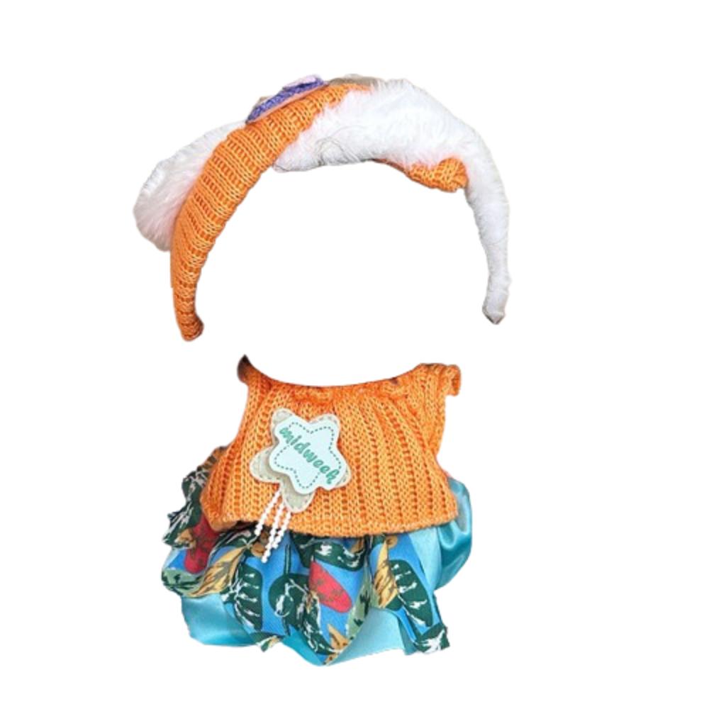 Toy Accessories 20cm Cotton Doll Clothes Dress Up 20cm Doll Skirt Clothes  Cotton Doll Accessories