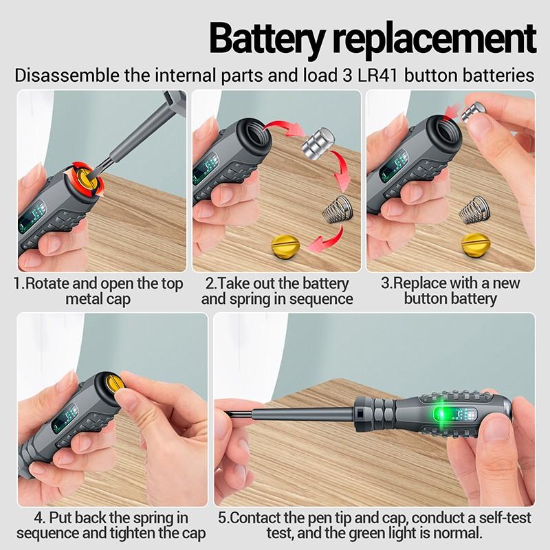 Отвертки с надписью/крестиком, неоновая лампа, индикатор, измерительная электрическая ручка, изолированная ручка для электрика, карманный тестер, инструменты для ручек