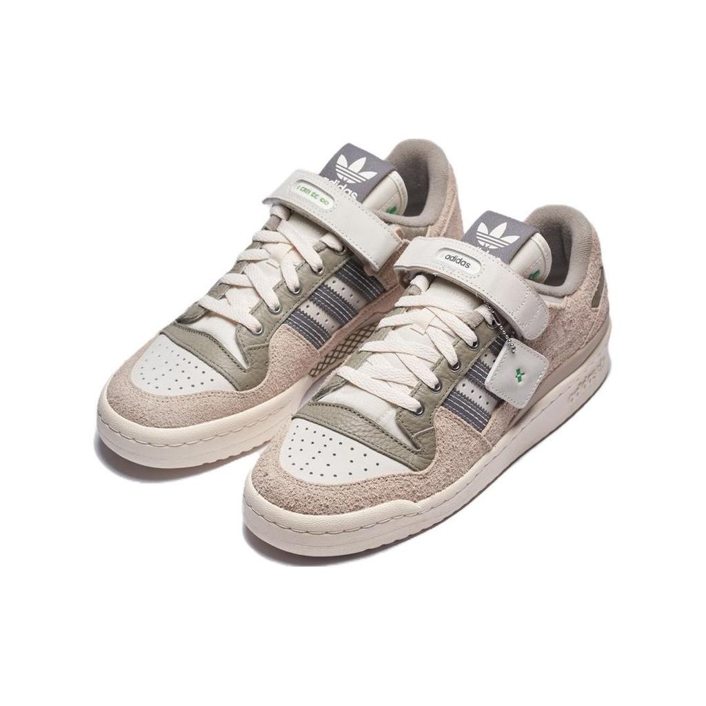 adidas Оригиналы Foss X Forum 84 Low Удобные Низкие Кроссовки для Скейтбординга Унисекс Серые Белые IE0026