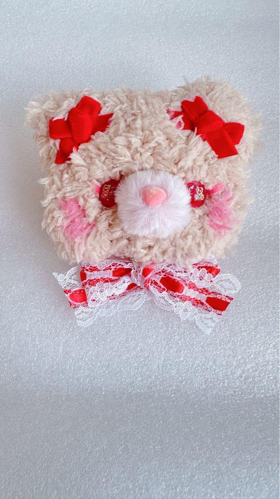 [USED] Lily Sanrio Artist Teddy Bear Handmade Plush Brooch Single Item