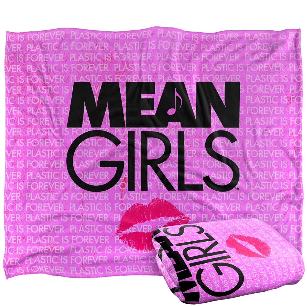 Mean Girls Plastic Forever Silky Logo Supersoft Blanket