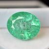 Natural Green Emerald Loose Gemstone 12.60 ct Oval Cut for Events Gift for Jewelry Making and Crafts