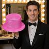 Reusable Party Hats for Annual Events Shiny Top Hats, Glitter Hat Adult Kids, Colorful Magician Hat, Victorian Dress Up Christmas Sparkling