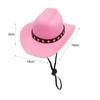 Pet Cowboy Hat Adjustable Dog Cosplay Cap Halloween Christmas Costume Accessory for Dogs Cats Dress Up Party Decoration