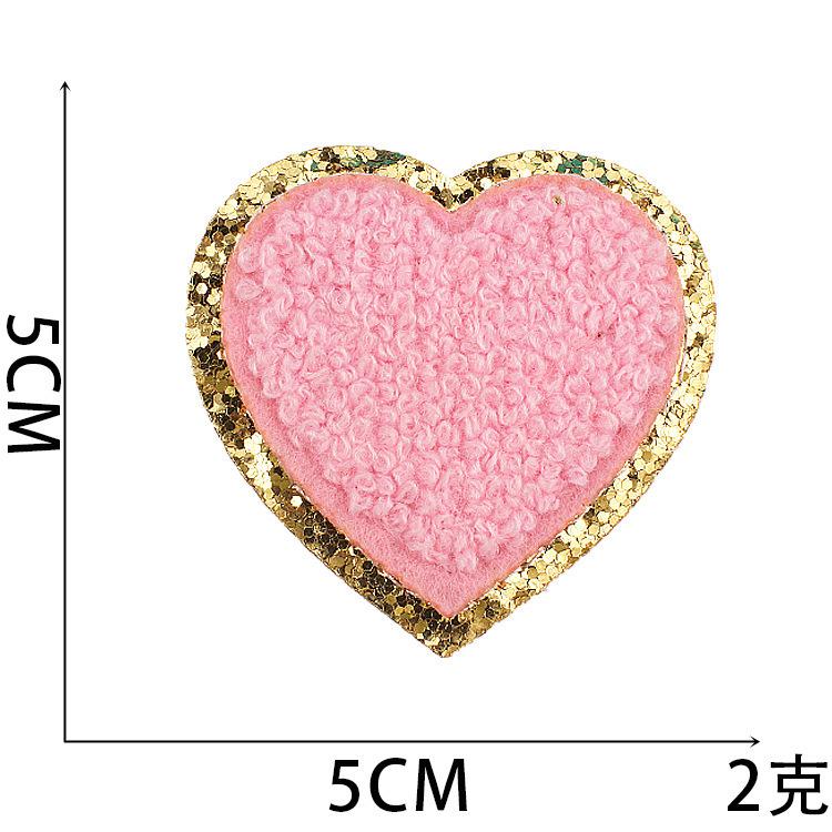 Cross-Border Smiley Face Embroidery Cloth Sticker Towel Embroidery Lightning Patch Sticker Ironing Greet Computer Embroidery Chapter Boy Love Sticker