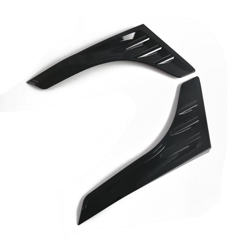 For Mitsubishi Xforce Outlander sport 2025 2026 Exterior ABS black Front Bumper Fender foglamp Rear fog Light Eyebrow Cover