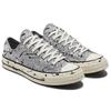 Converse Кроссовки унисекс Chuck 70 Low Archive Paint Splatter Grey Ash-Stone Black A01172C