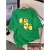 Summer Creative Lemon Pattern Female Casual Soft Tops Fashion Cool Tee Clothing Cotton Street Short Sleeve For Women T-Shirts