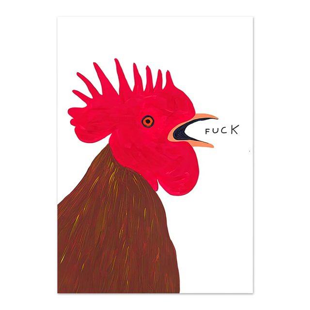 Дэвид Шригли Тигр Пингвин Кит Панцирь Кошка Настенное искусство скандинавские постеры Печать на холсте Настенные картины для декора гостиной