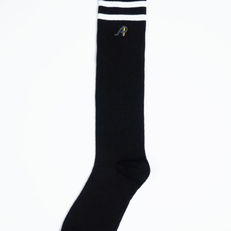 ATHPLATFORM AW21AS01 Преппи гольфы до колена_Черный
