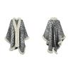 Women Autumn Winter Fur Collar Leopard Pattern Shawl Cardigan Fashion Vintage Batwing Sleeve Thick Warm Cape Coat